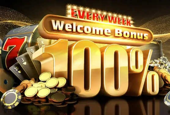 100% welcome bonus